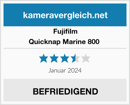 Fujifilm Quicknap Marine 800  Test