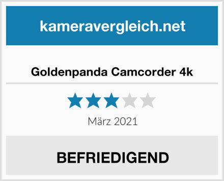  Goldenpanda Camcorder 4k Test