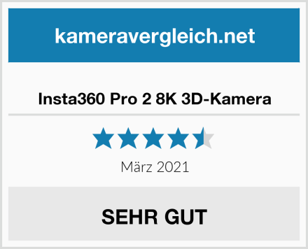  Insta360 Pro 2 8K 3D-Kamera Test