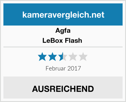 Agfa LeBox Flash  Test